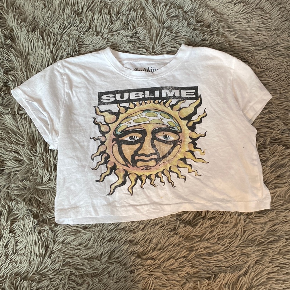 white sublime shirt from aeropostale!